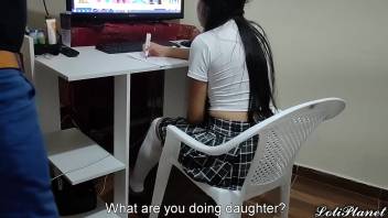 Stepfather Takes Advantage Of His Alone Stepdaughter To Teach Her Sex Education And Fuck Her Innocent Stepdaughter Sub English Jav